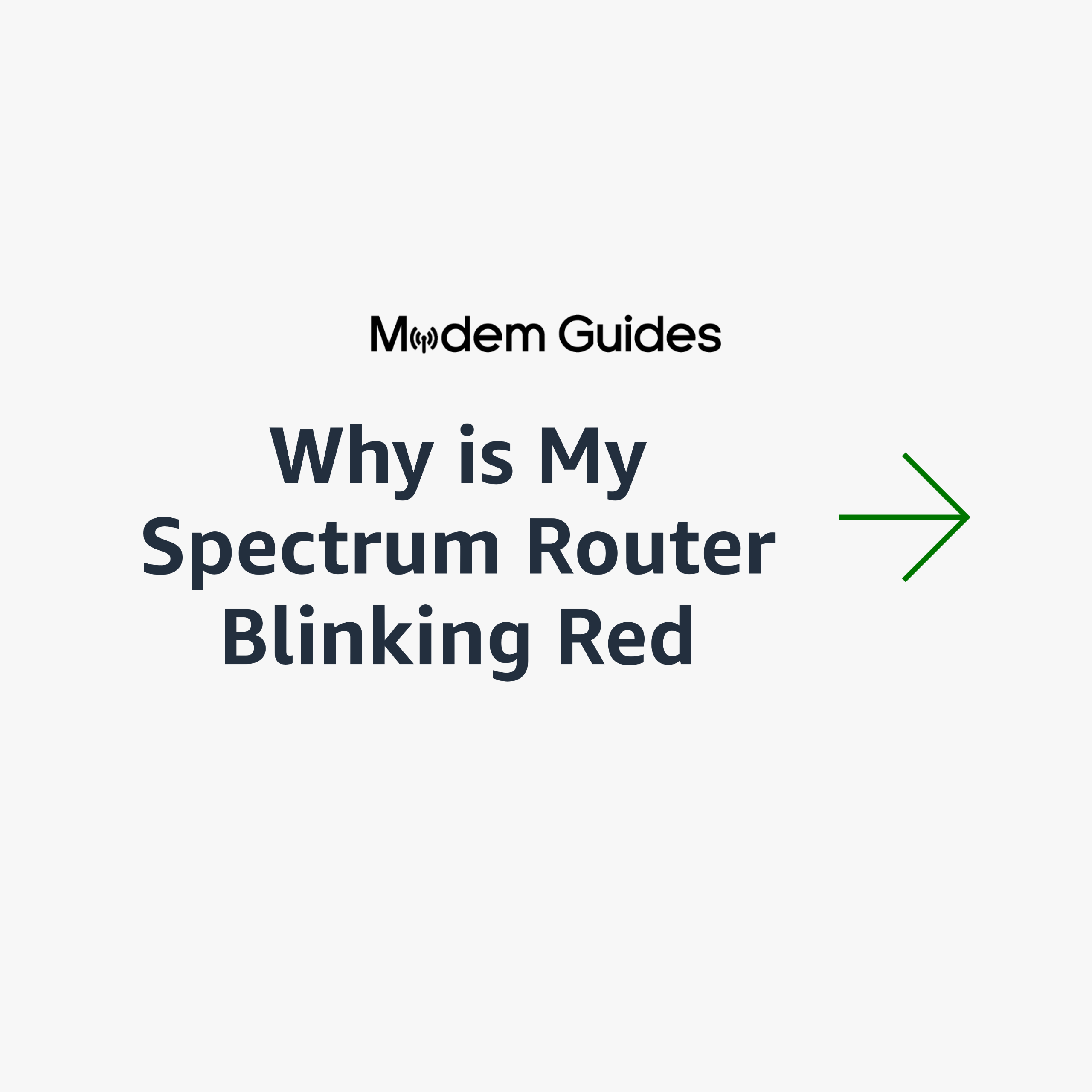 Why is My Spectrum Router Blinking Red